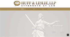 Desktop Screenshot of huffandleslie.com